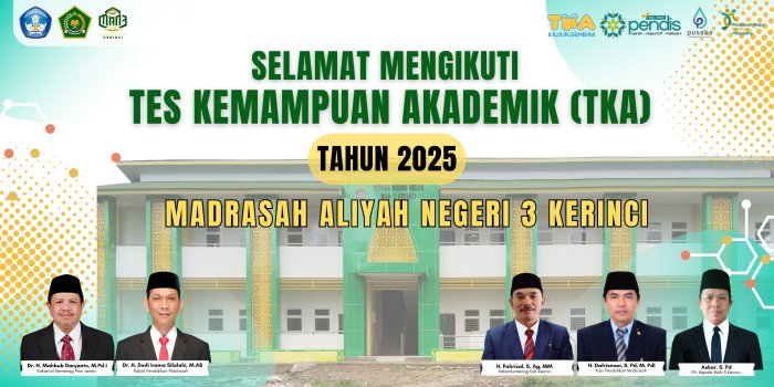 Siswa Kelas XII MAN 3 Kerinci Ikuti Tes Kemampuan Akademik (TKA) di Ruang SBSN