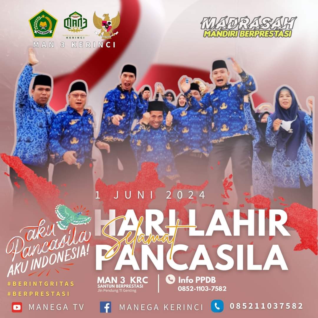 Hari Lahir Pancasila 01 Juni 2024