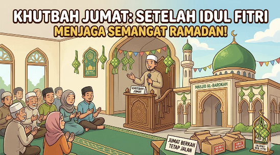 Khutbah Jumat Pasca Idul Fitri Ajak Umat Jaga Istiqamah
