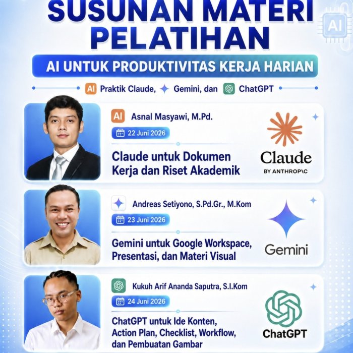 Guru MAN 3 Kerinci Ikuti Pelatihan AI Tingkatkan Produktivitas Guru MAN 3 Kerinci Ikuti Pelatihan AI Tingkatkan Produktivitas