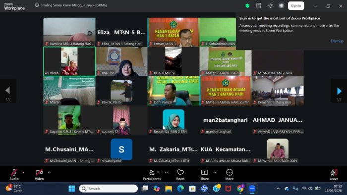 Kemenag Gelar Rapat Koordinasi Virtual Lewat Zoom Kemenag Gelar Rapat Koordinasi Virtual Lewat Zoom