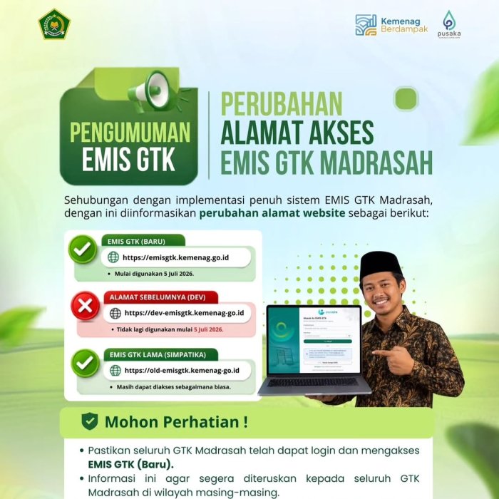 Operator MAN 3 Kerinci Sosialisasikan Alamat Baru EMIS GTK Operator MAN 3 Kerinci Sosialisasikan Alamat Baru EMIS GTK
