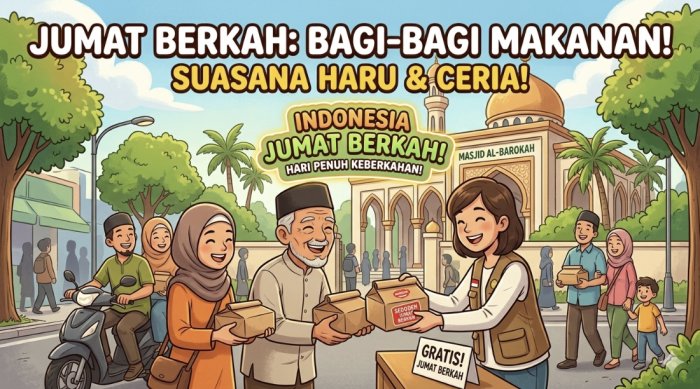 Jumat Berkah di Kerinci Tebar Kepedulian dan Kehangatan