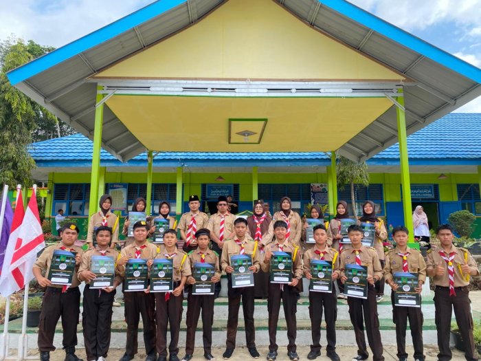 MAN 3 Kerinci Lantik Pramuka Penegak Bantara Baru