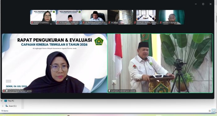 MAN 3 Kerinci Ikuti Evaluasi Kinerja Triwulan II MAN 3 Kerinci Ikuti Evaluasi Kinerja Triwulan II