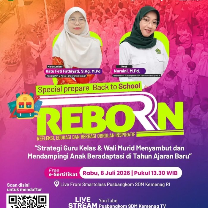 Guru MAN 3 Kerinci Ikuti Webinar REBORN Kemenag RI