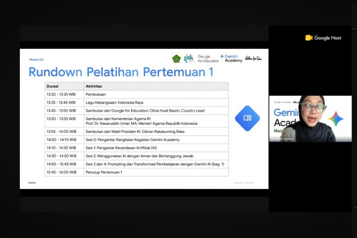Tingkatkan Kualitas Pembelajaran Digital, MAN 3 Kerinci Gelar Pelatihan Gemini AI