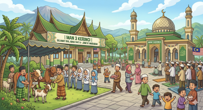 MAN 3 Kerinci Sambut Idul Adha dengan Semangat Kepedulian