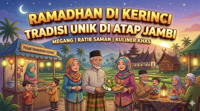 Tradisi Ramadhan Unik di Kerinci, Dari Megang hingga Ratib Saman