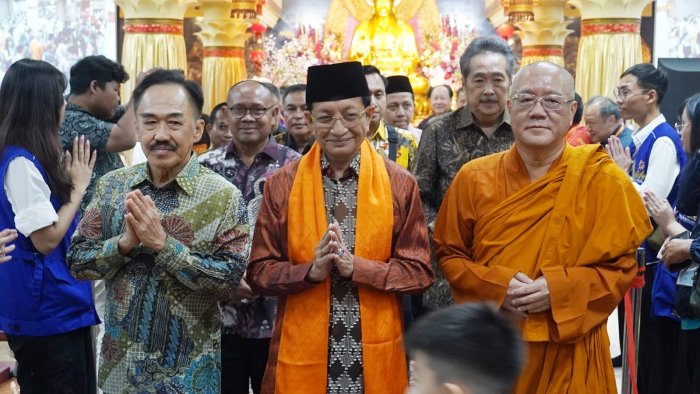 Menag Apresiasi Kontribusi Umat Buddha pada Waisak 2026 Menag Apresiasi Kontribusi Umat Buddha pada Waisak 2026