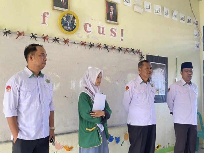Siswa MAN 3 Kerinci Sosialisasikan PMBM ke Sekolah SLTP