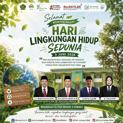 MAN 3 Kerinci Ajak Jaga Lingkungan pada Hari Lingkungan Sehat