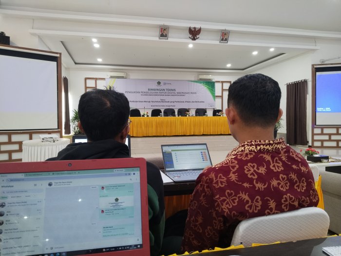 Tingkatkan Kualitas Pengelolaan Data Nilai, Operator RDM MAN 3 Kerinci Ikuti Bimtek di Kemenag Kerinci
