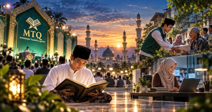 Prof. Dr. Nasaruddin Umar, MA: MTQ dan Al-Quran Adalah Pijakan Utama Pembentukan Akhlak Mulia Prof. Dr. Nasaruddin Umar, MA: MTQ dan Al-Quran Adalah Pijakan Utama Pembentukan Akhlak Mulia