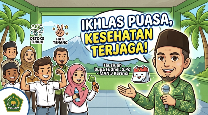 Tausiyah Ramadan MAN 3 Kerinci Tekankan Ikhlas Berpuasa