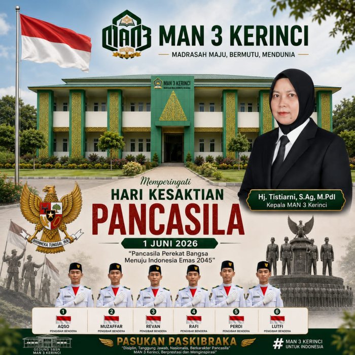 MAN 3 Kerinci Peringati Hari Kesaktian Pancasila 2026 MAN 3 Kerinci Peringati Hari Kesaktian Pancasila 2026