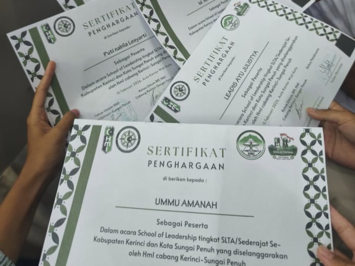 Siswa MAN 3 Kerinci Ikuti Seminar Kepemimpinan HMI