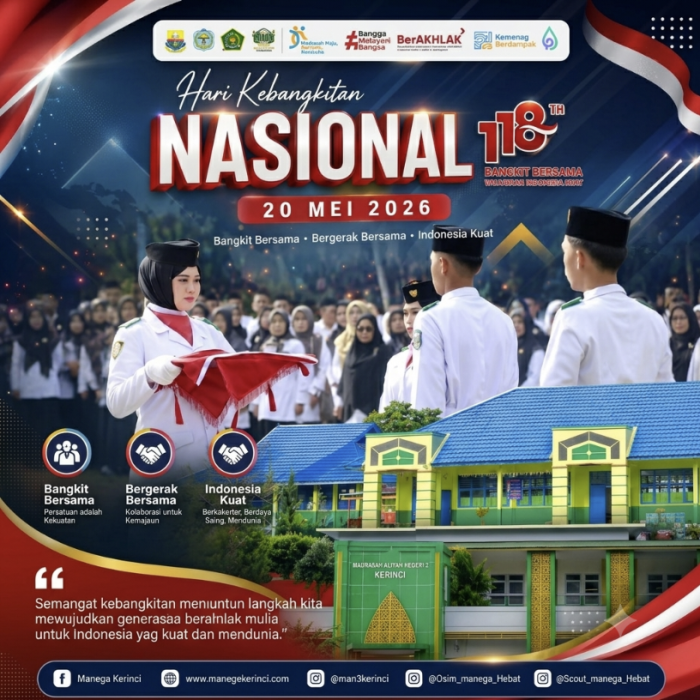 MAN 3 Kerinci Ajak Bangkit di Hari Kebangkitan Nasional MAN 3 Kerinci Ajak Bangkit di Hari Kebangkitan Nasional