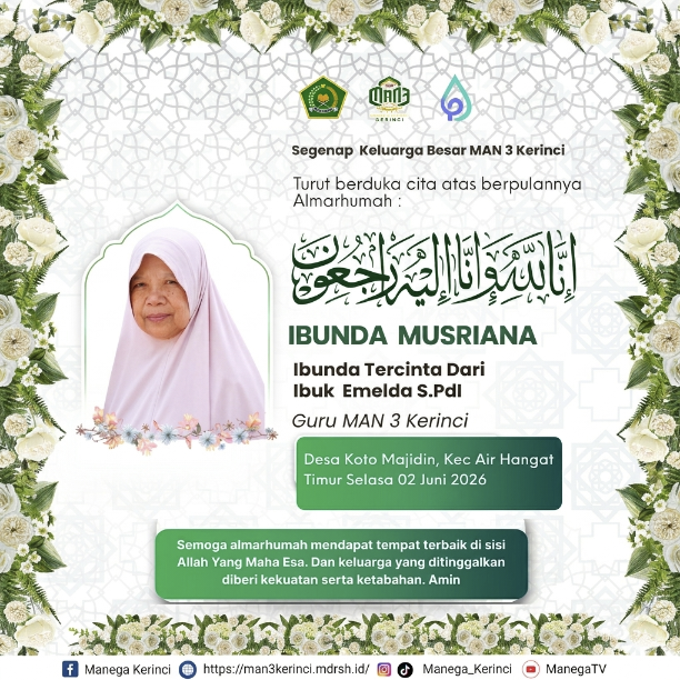 MAN 3 Kerinci Berduka Atas Wafatnya Ibunda Guru Emelda