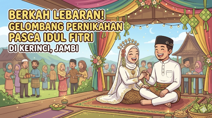 Pernikahan Meningkat di Kerinci Usai Idulfitri