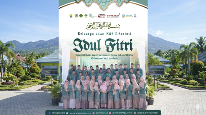 MAN 3 Kerinci Sambut Idul Fitri 1447 H dengan Sukacita