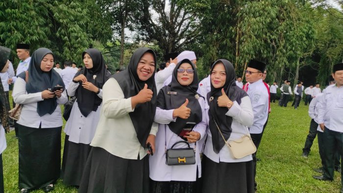 Antusias ptk man 3 kerinci ikuti UPB HAB ke 80 kemenag kabupaten kerinci