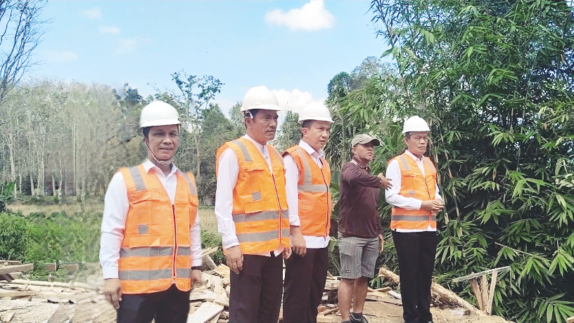 KAKANWIL KEMENAG PROVINSI JAMBI SURVEI LOKASI LOMBA MTQ DAN MONITORING PEMBANGUNAN GEDUNG RUANG KELAS BARU MAN 3 KERINCI